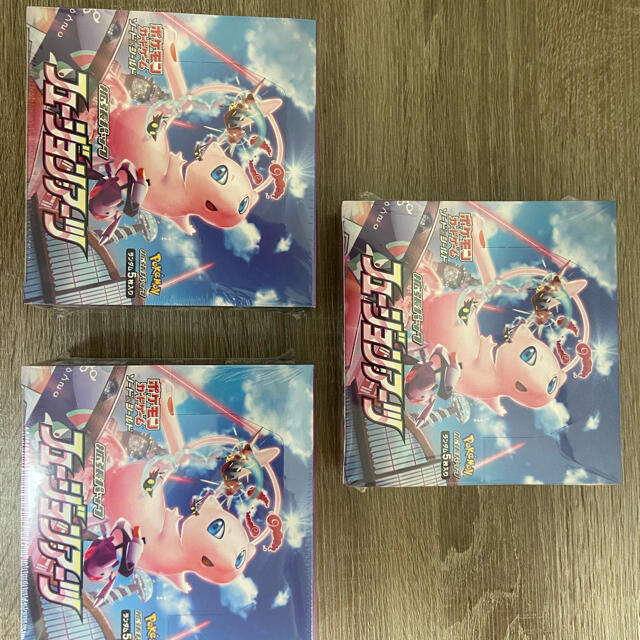 名作 ポケモン - ポケモンカードゲーム　フュージョンアーツ　3BOX シュリンク付き Box/デッキ/パック