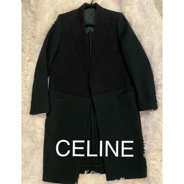 celine(セリーヌ)のCELINEジャケットロングコート美品 レディースのジャケット/アウター(ロングコート)の商品写真