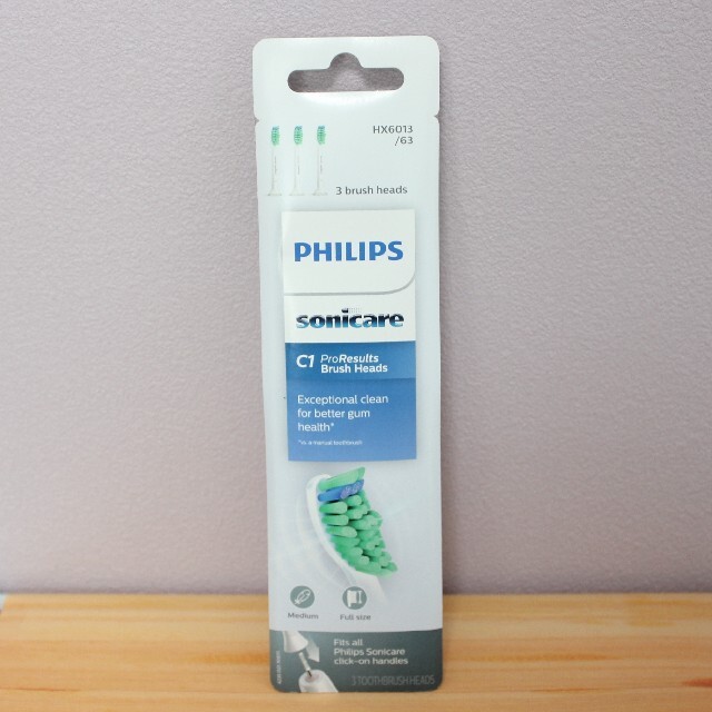 PHILIPS(フィリップス)の☆おまけ付☆フィリップスソニッケアー替えブラシ3本 C1プロリザルツ正規品 スマホ/家電/カメラの美容/健康(電動歯ブラシ)の商品写真