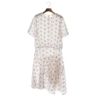 極美品 シルク100% Chloe 花柄ワンピース サイズ T34 フランス製