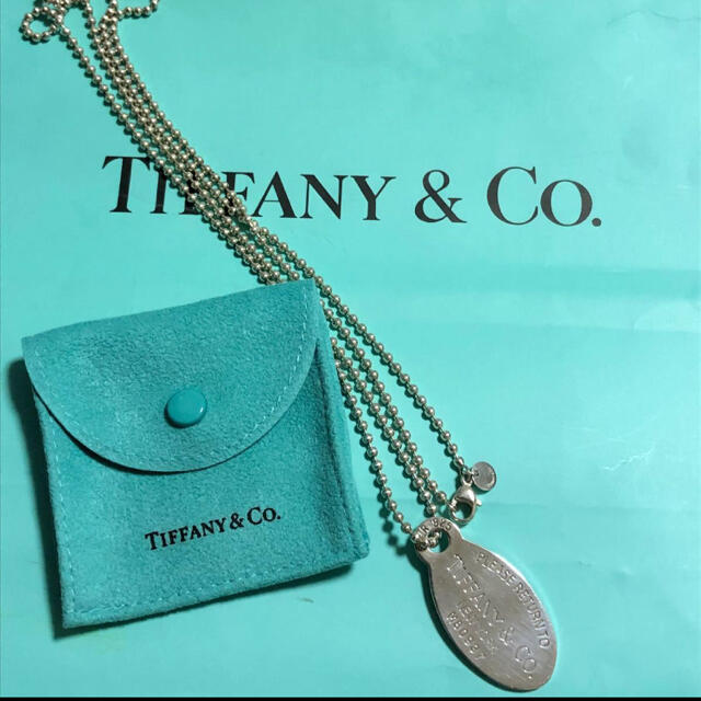 Tiffany & Co.(ティファニー)のティファニー TIFFANY&Co. リターントゥティファニー オーバルプレート レディースのアクセサリー(ネックレス)の商品写真