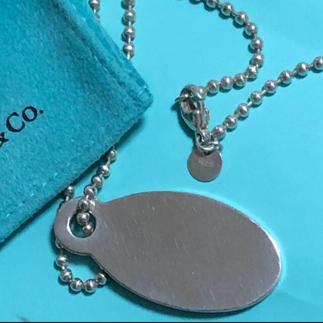 Tiffany & Co.(ティファニー)のティファニー TIFFANY&Co. リターントゥティファニー オーバルプレート レディースのアクセサリー(ネックレス)の商品写真