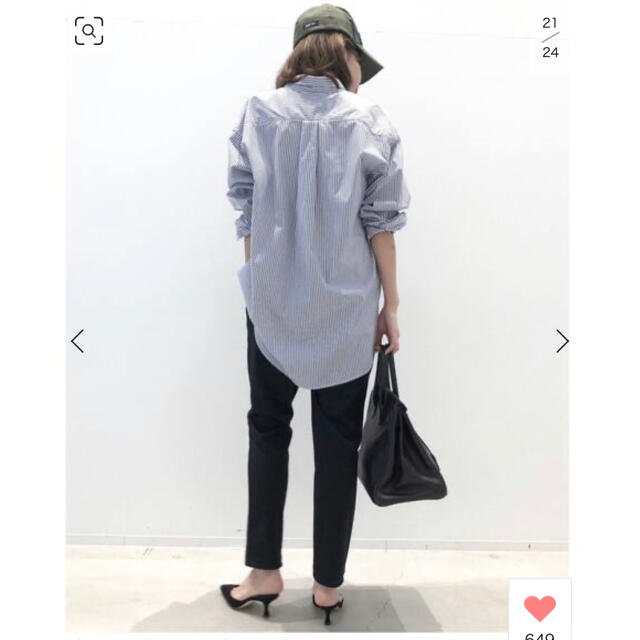 L'Appartement DEUXIEME CLASSE(アパルトモンドゥーズィエムクラス)のL'Appartement AMERICANA Jersey パンツ ブラック レディースのパンツ(カジュアルパンツ)の商品写真