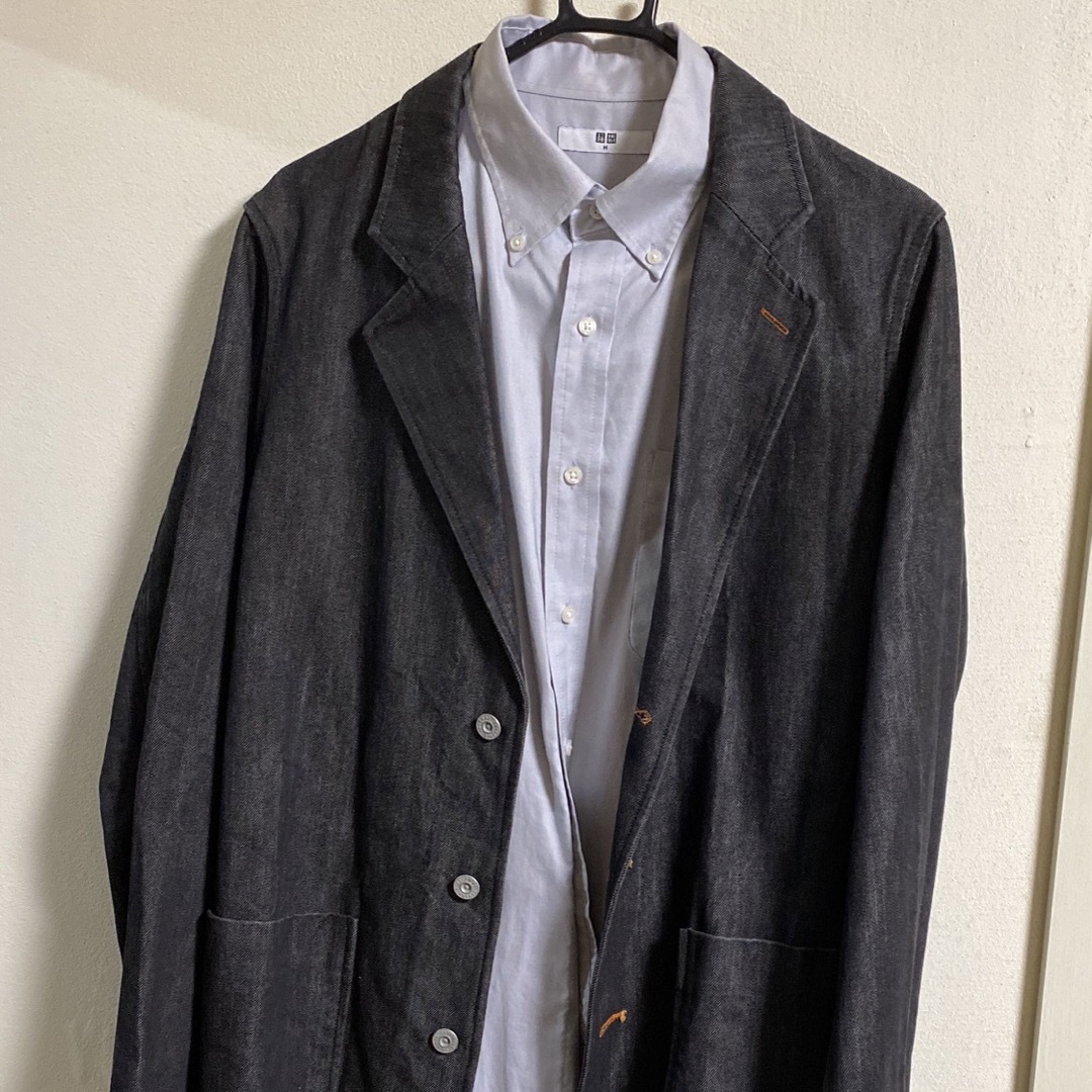 JOURNAL STANDARD(ジャーナルスタンダード)のデニム生地　チェスターコート メンズのジャケット/アウター(チェスターコート)の商品写真