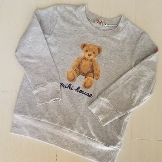 ミキハウス(mikihouse)のミキハウス　テディベアトレーナー　100(Tシャツ/カットソー)