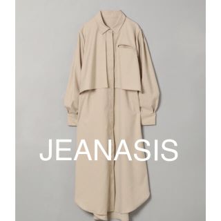 ジーナシス(JEANASIS)のJEANASIS ロングレイヤードシャツワンピ(ロングワンピース/マキシワンピース)