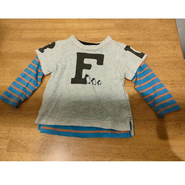 F.O.KIDS(エフオーキッズ)のF.O.KIDS、長袖、半袖、重ね着、80cm キッズ/ベビー/マタニティのベビー服(~85cm)(シャツ/カットソー)の商品写真