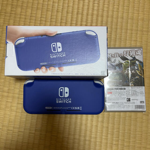 Nintendo switch lite ブルー　任天堂