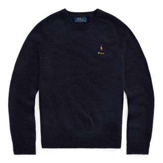 ラルフローレン(Ralph Lauren)のカシミヤ混　ラルフローレン　ネイビー　セーター　150 レディースok ニット(ニット)