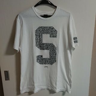 ステューシー(STUSSY)のSTUSSY  ステューシー  t-shirt  t-シャツ  白(Tシャツ/カットソー(半袖/袖なし))