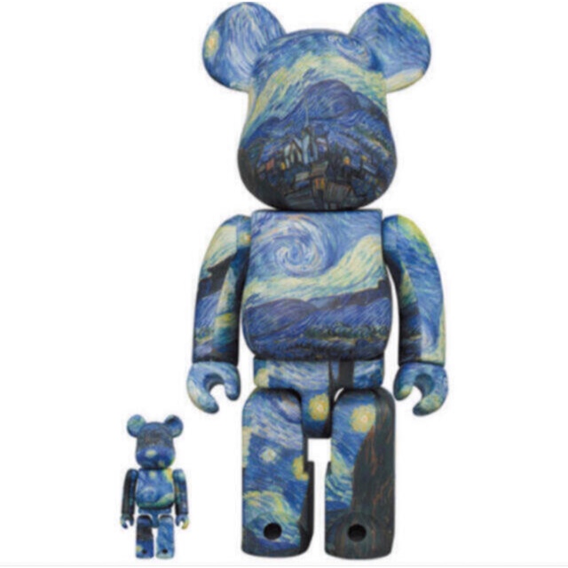MEDICOM TOY(メディコムトイ)のBE@RBRICK Van Gogh The Starry Night ハンドメイドのおもちゃ(フィギュア)の商品写真