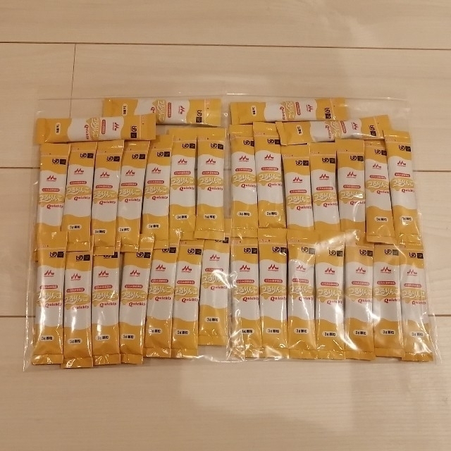 森永乳業(モリナガニュウギョウ)のつるりんこ:Quickly（黄色）32本 食品/飲料/酒の食品(調味料)の商品写真