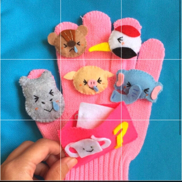 手袋シアター　こんこんくしゃん ハンドメイドのハンドメイド その他(その他)の商品写真