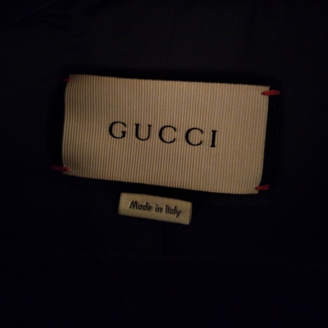 名入れ無料】 Gucci GUCCI シングルブレストコート パール - ロング