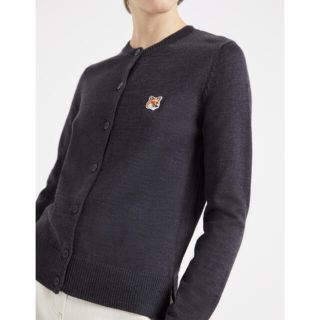 メゾンキツネ(MAISON KITSUNE')の公式販売中　メリノ　カーディガン　MAISON KITSUNE メゾンキツネ(カーディガン)