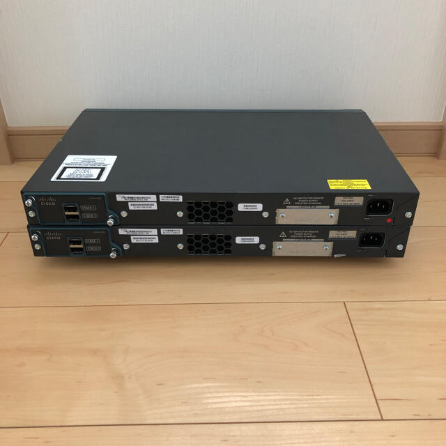 【CCNA、CCNP】2台　スタックL2スイッチ2960 3