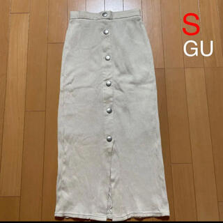 ジーユー(GU)の##GU ロングタイトスカート　S(ロングスカート)