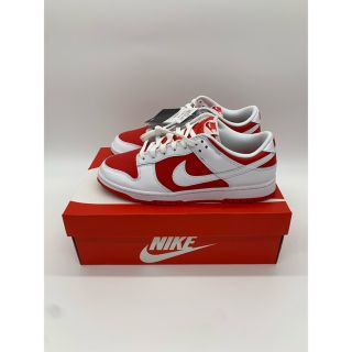 ナイキ(NIKE)のナイキ　ダンク　チャンピオンシップレッド　ロー　28㎝　NIKE　Dunk(スニーカー)