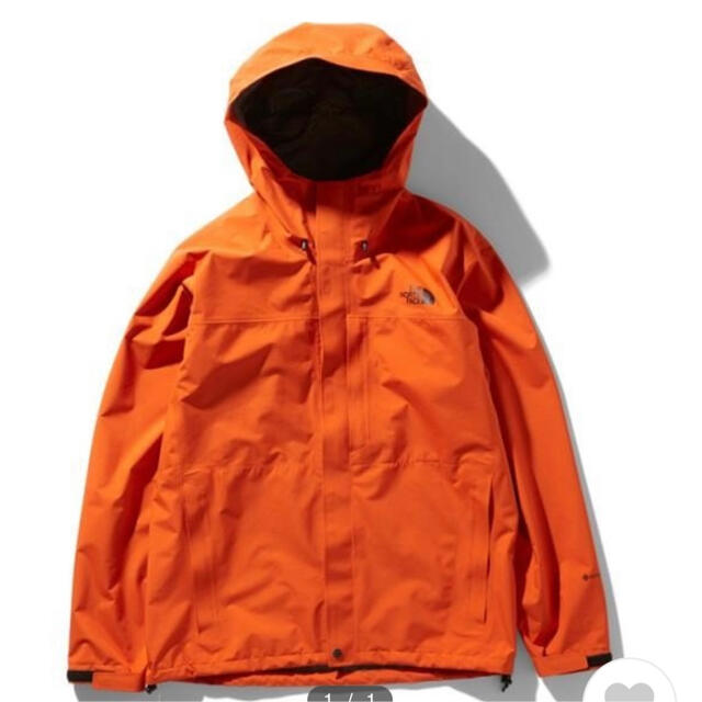 THE NORTH FACE(ザノースフェイス)の新品　未使用　ノースフェイス　クラウドジャケット　L  パパイヤオレンジ メンズのジャケット/アウター(マウンテンパーカー)の商品写真