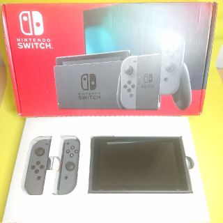 ニンテンドースイッチ(Nintendo Switch)のニンテンドースイッチ 本体 グレー(家庭用ゲーム機本体)