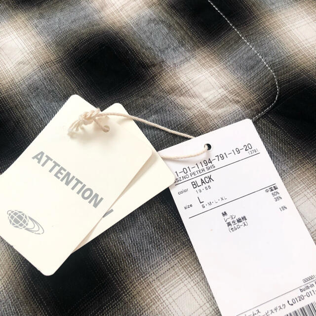 夜空 SSZ 宮下パーク限定 NO PETER SHIRT レーヨン シャツ E