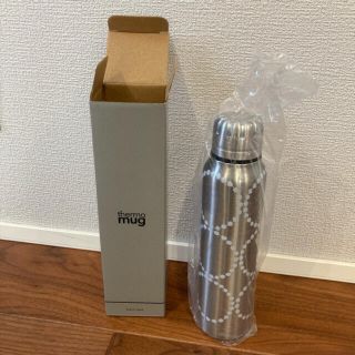 ミナペルホネン　flutter  silver thermo mug  タンク