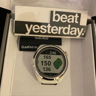 ガーミン(GARMIN)のGarmin Approach S42 ホワイト/シルバー(その他)