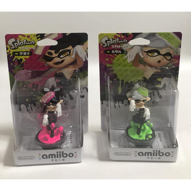 新品 amiibo シオカラーズセット【アオリ/ホタル】 スプラトゥーン