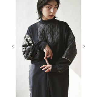 マメ(mame)のBANSAN  Original Quilting Jersey Dress(ひざ丈ワンピース)