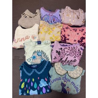 アナスイミニ(ANNA SUI mini)のアナスイミニ  90サイズ　トレーナー　10点　まとめ売り　保育園　ネコ(Tシャツ/カットソー)