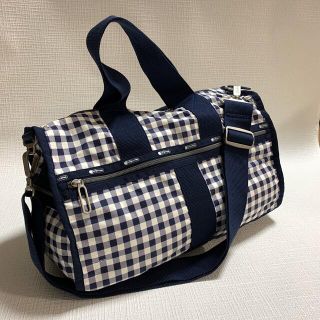 レスポートサック(LeSportsac)の新品タグなし  レスポートサック ボストン チェック柄(ボストンバッグ)