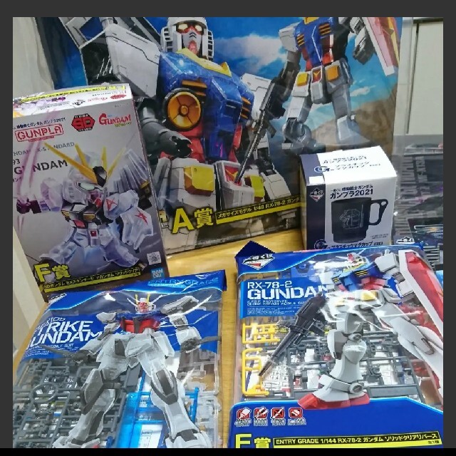 一番くじ ガンプラ 機動戦士ガンダム A賞 セット グッズ アニメ模型/プラモデル