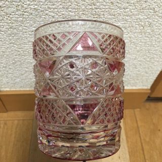 薩摩切子　山崎ガラス　グラス　ペア(食器)