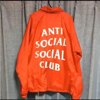 アンチ(ANTI)のANTI SOCIAL SOCIAL CLUB コーチジャケット　限定(ナイロンジャケット)