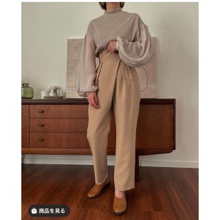 ステュディオス(STUDIOUS)の新品同様　クラネ　CLANE   OVERLAP TUCK PANTS(カジュアルパンツ)