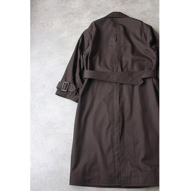 COMOLI(コモリ)のYOKE WOOL KARSEY DOUBLE BRESTED OVERCOAT メンズのジャケット/アウター(ステンカラーコート)の商品写真