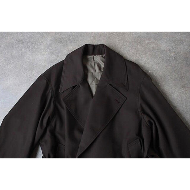 COMOLI(コモリ)のYOKE WOOL KARSEY DOUBLE BRESTED OVERCOAT メンズのジャケット/アウター(ステンカラーコート)の商品写真