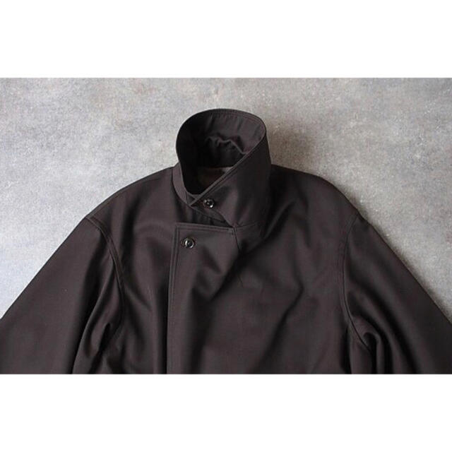 COMOLI(コモリ)のYOKE WOOL KARSEY DOUBLE BRESTED OVERCOAT メンズのジャケット/アウター(ステンカラーコート)の商品写真