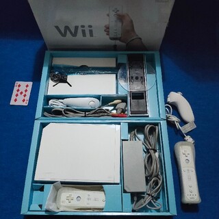 Wii - 任天堂 Wii 2人で遊ぶ本体 マリオカートやハンドル リモコンと ...