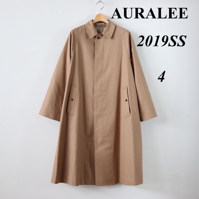 超歓迎された COTTON AURALEE - COMOLI SILK ステンカラーコート