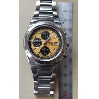 カシオ(CASIO)の希少casio edifice EF-511 クロノグラフ(腕時計(アナログ))