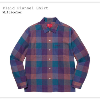 シュプリーム(Supreme)のSupreme plaid flannel shirt サイズL(シャツ)