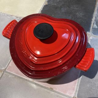 ルクルーゼ(LE CREUSET)の可愛い⭐︎ル・クルーゼ⭐︎ハート型⭐︎鍋(鍋/フライパン)