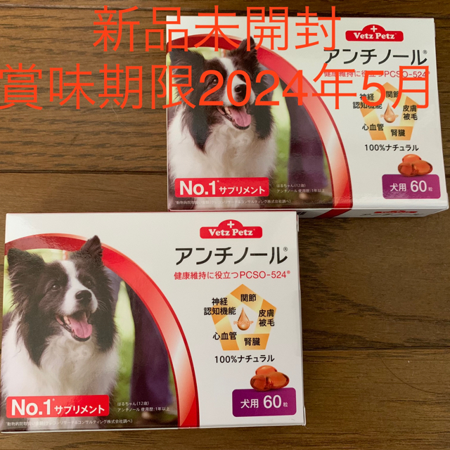 アンチノール犬用60粒2ケースの通販 by そら's shop｜ラクマ