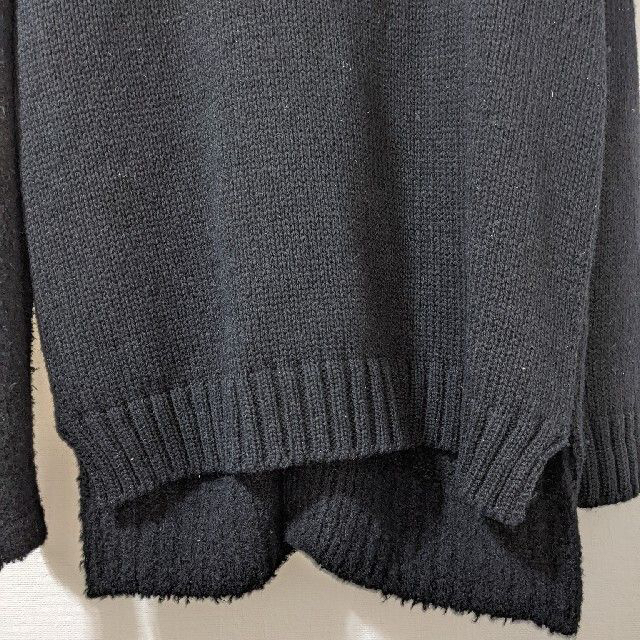 ト送料込 美品 ヨウジヤマモト ウール 縮絨 レイヤード ロング コート