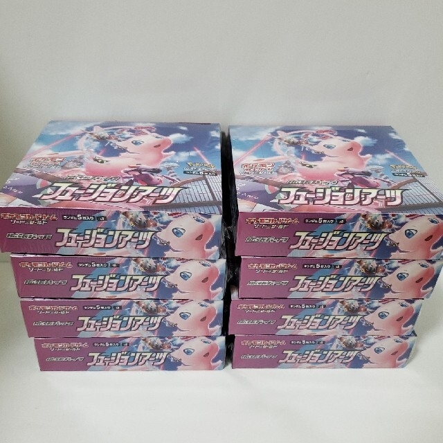 国産大人気】 ポケモン - ポケモンカード フュージョンアーツ 8BOX ...