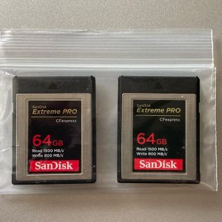 サンディスク(SanDisk)の2枚　SanDisk  CFexpress Type B 64GB(ミラーレス一眼)