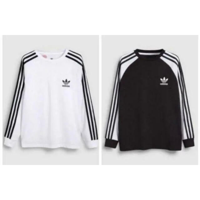 adidas(アディダス)の激安！adidas originals アディダス オリジナルロンティー   黒 レディースのトップス(Tシャツ(長袖/七分))の商品写真