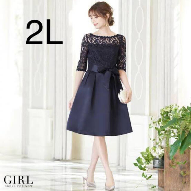 GIRL(ガール)のGIRL リボンベルトワンピース レディースのフォーマル/ドレス(その他ドレス)の商品写真