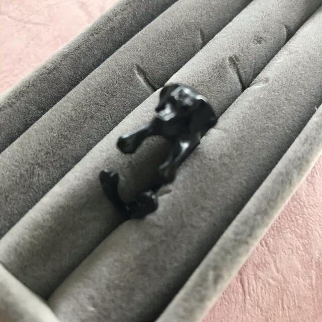 ラブラドールレトリバー　ブラック　黒　黒ラブ　フリーサイズ　リング その他のペット用品(犬)の商品写真